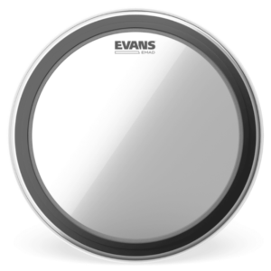 Adjust attack and focus easier with this single-ply 10mil head. Balance your power, punch, and low end. The industry standard EMAD (Externally Mounted Adjustable Damping system) from Evans is for drummers who demand the best.