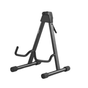 GUITAR STAND UNIVERSAL A FRAME for acoustic and Electric guitars. * Lightweight, durable, metal construction with rubber feet. * Soft foam arms and rubber back rest to protect your Guitar.
