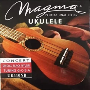 Concert Ukelele Strings. Special Black Nylon. Tuning G-C-E-A. Made in Argentina