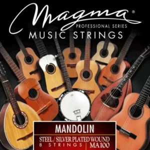 MAGMA BANJO Stainless Steel Wound Strings Set, 5 strings. Magma Banjo strings are specially designed for professional musicians and have been made with carefully selected top quality materials, which ensure excellent sound and long duration as well as perfect tuning.