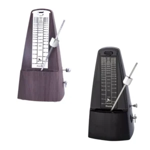 High Accuracy Mechanical Metronome Precision Spring Mechanism.Variable tempo from 40 to 208 bpm , Downbeats (with different tone than the beat per measure tone).