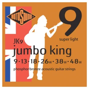Strings for Acoustic & Classical Guitars. Your instrument deserves the best. Our passion for exceptional sound drives us to emphasize the critical role that guitar strings play in shaping your instrument’s tone. By experimenting with various string types and gauges, you can significantly influence and customize your guitar’s sound. We offer a range of guitar strings including Elixir, Rotosound and others are coming soon.