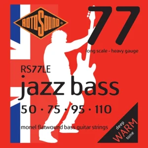 The flatwound bass string that’s been awarded many accolades since its inception in 1966. Wound with the premium alloy Monel, Jazz Bass strings sound deeper and offer more resistance than the more commonly used stainless steel wrap.