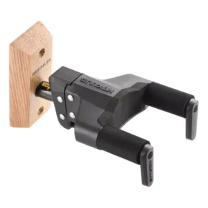 Instrument Wall-Hanger, Auto Lock. Suitable for Acoustic, Electric and Classic Guitars. The HERCULES Auto-Swivel Yoke Hanger GSP39WB PLUS rotates automatically to accommodate different shaped guitars or basses vertically and safely. It features a screw-in standard wall mounting system.