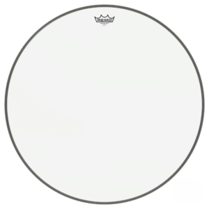 The Ambassador® Clear drumhead features an open, bright and resonant sound with plenty of attack.