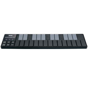 This 25-key compact MIDI controller features a new and improved design over previous nano-controllers, making it the ideal MIDI controller for musicians on the go. 25 impressively responsive, velocity-sensitive keys with octave up and down buttons to access the full range of musical notes.