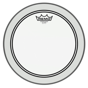 The Powerstroke 3 Clear features focused mid and low tones with well-defined attack. Constructed 1-ply 10-mil Clear film with a 3-mil inlay ring for Toms and Snares and a 10-mil inlay ring for Bass drumheads, Powerstroke 3 Clear provides a perfect balance of response and tone control.
