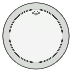 The Powerstroke® 3 Clear features focused mid and low tones with well-defined attacks. Constructed 1-ply 10-mil Clear film with a 3-mil inlay ring for Toms and Snares and a 10-mil inlay ring for Bass drumheads, Powerstroke® 3 Clear provides a perfect balance of response and tone control.