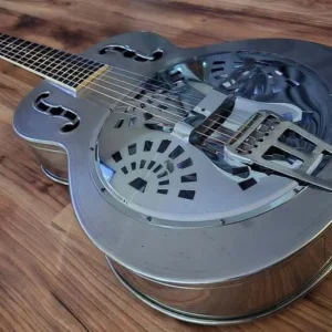 1930's Dobro Steel Single cone Resonator_close