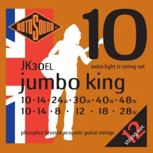 ROTOSOUND Acoustic Guitar 12-Strings, Phosphor Bronze. 10-48